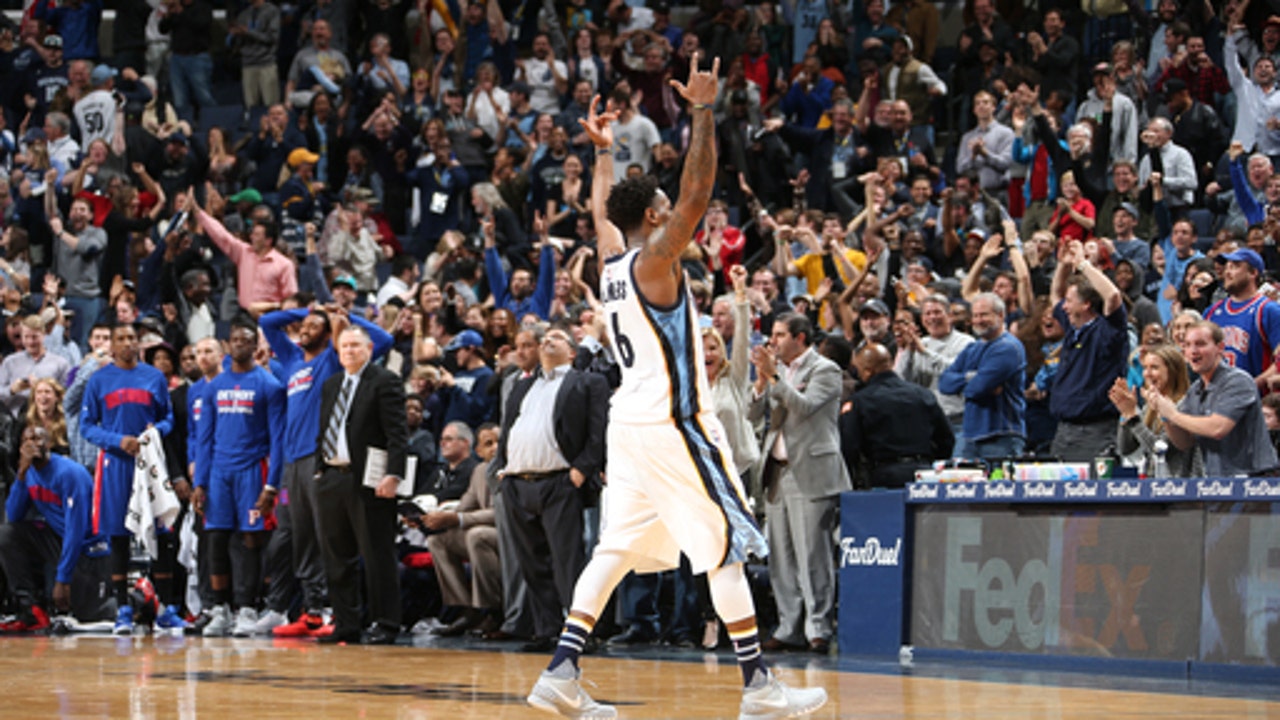 Chalmers' leaner lifts Grizzlies over Pistons, 103-101